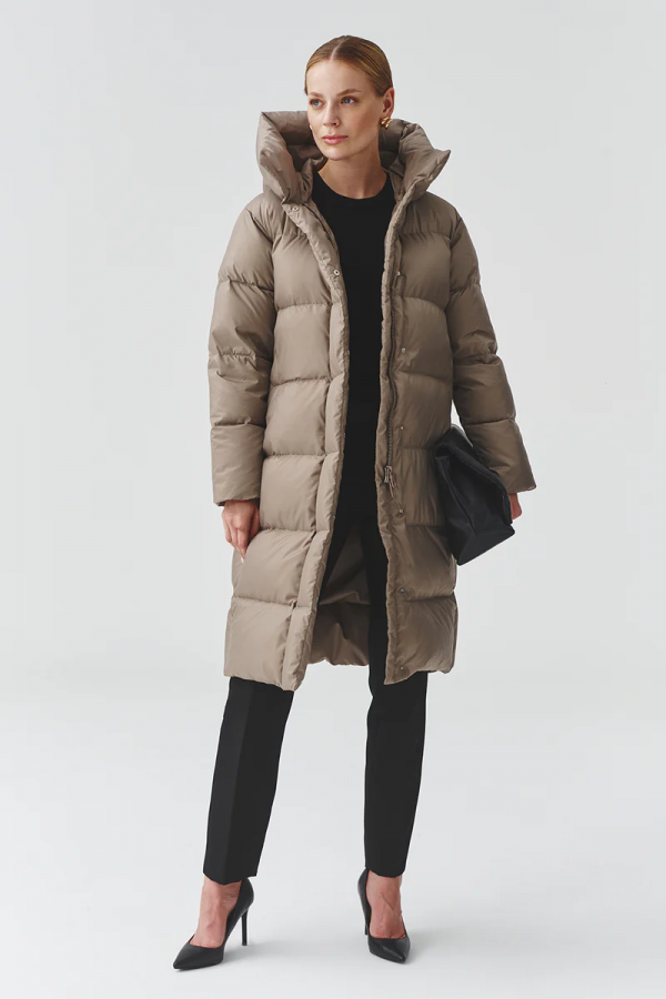 KURTKA PUCHOWA JANBOR ANDY KRP 689 T OLIVE BROWN
